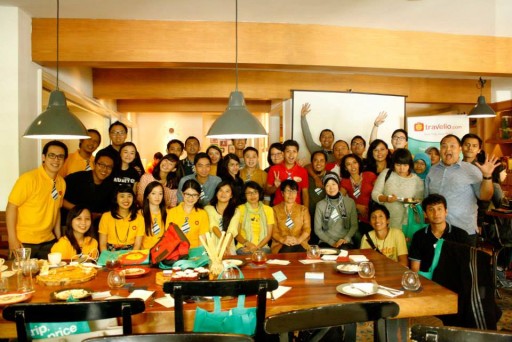 Seluruh Peserta acara Travelio Exclusive Launch