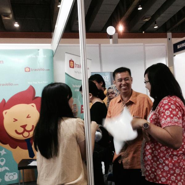 Suasana Booth Travelio di Indonesia Travel Fair 2015 (2)