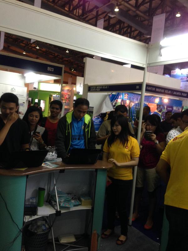 Suasana Booth Travelio di Indonesia Travel Fair 2015 (4)