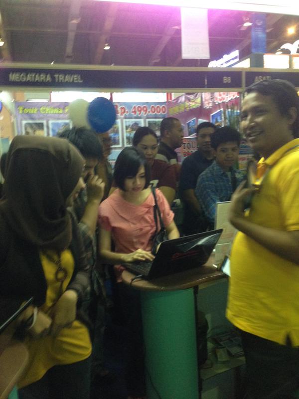 Suasana Booth Travelio di Indonesia Travel Fair 2015 (6)