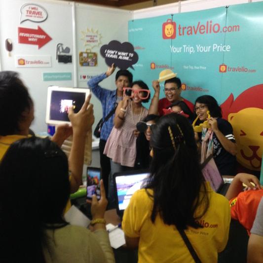 Suasana Booth Travelio di Indonesia Travel Fair 2015 (8)