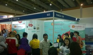 Keseruan Booth Travelio.com di Ajang Indonesia Travel Fair