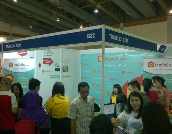 Keseruan Booth Travelio.com di Ajang Indonesia Travel Fair