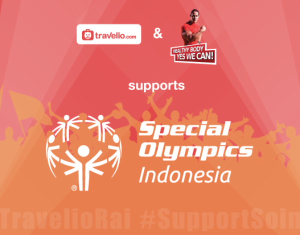 Travelio.com dan Ade Rai Bekerjasama Untuk Mendukung Atlit Special Olympics Indonesia