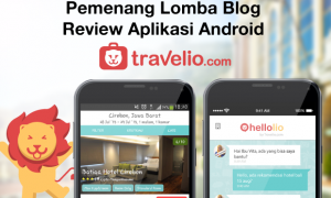 Pemenang Lomba Blog Review Aplikasi Android Travelio #HelloLio