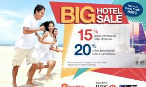 Promo Kartu Kredit HSBC: Diskon Up to 20% di Travelio.com