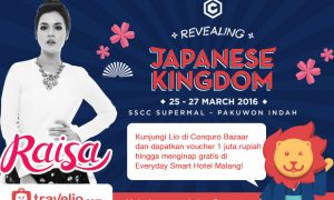 Kunjungi Booth Travelio.com di “Conquro Bazaar Revealing: Japanese Kingdom”, Surabaya