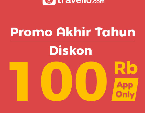 Promo Akhir Tahun Travelio BYE2018