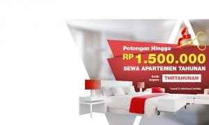 Sewa Apartemen Tahunan Diskon Hingga Rp 1.500.000,-