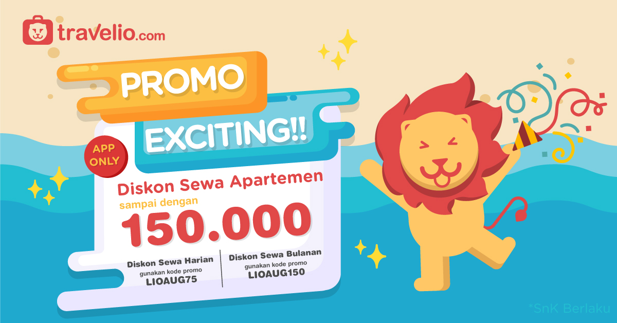 Promo Menarik Bulan Agustus 2019 Dari Travelio