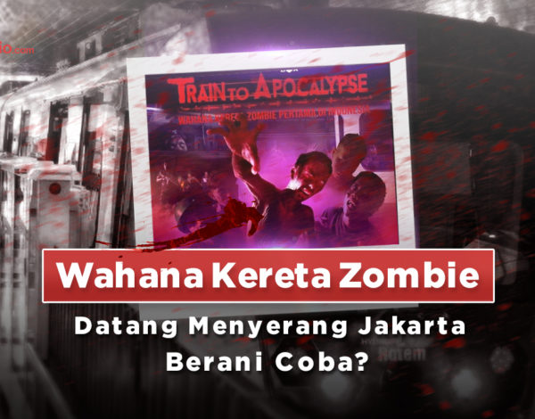Wahana Kereta Zombie Datang Menyerang Jakarta, Berani Coba?