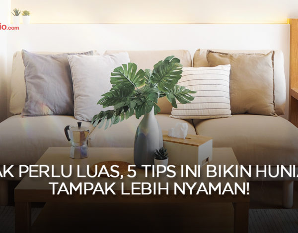 Gak Perlu Luas, 4 Tips Ini Bikin Hunian Tampak Lebih Nyaman !