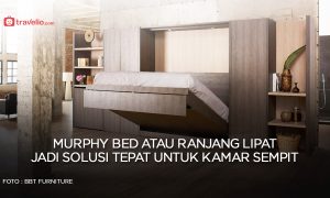 Murphy Bed atau Ranjang Lipat Jadi Solusi Tepat Untuk Kamar Sempit